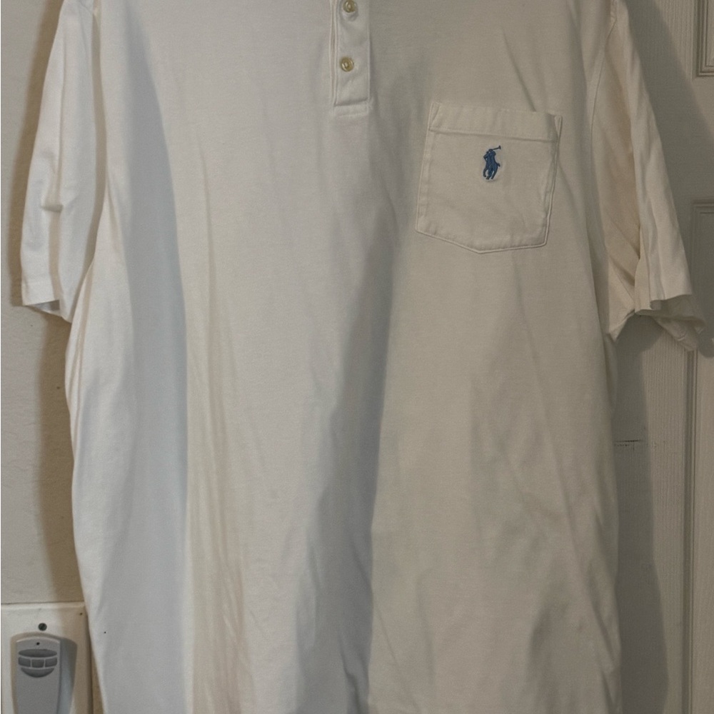 Ralph Lauren Men's Cream Polo Shirt